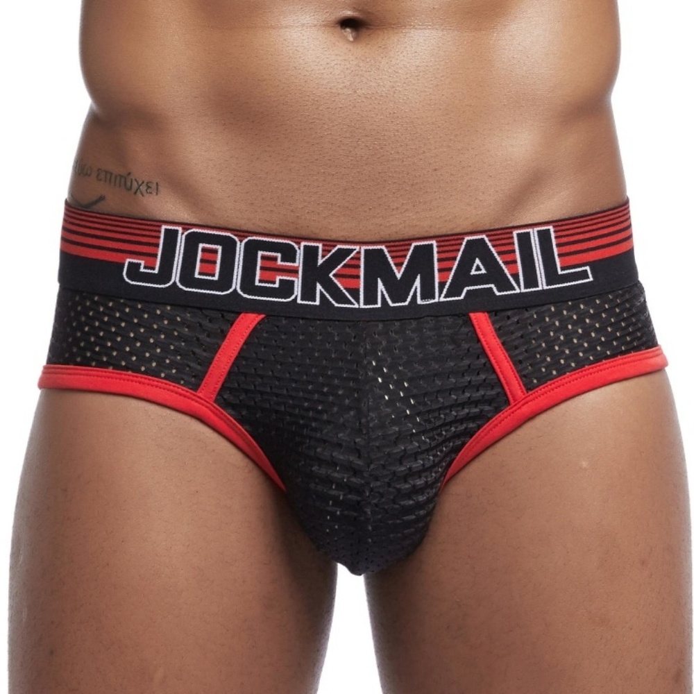 JOCKMAIL Brief - Red large fits like a medium